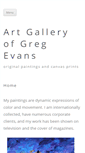 Mobile Screenshot of evansart.com